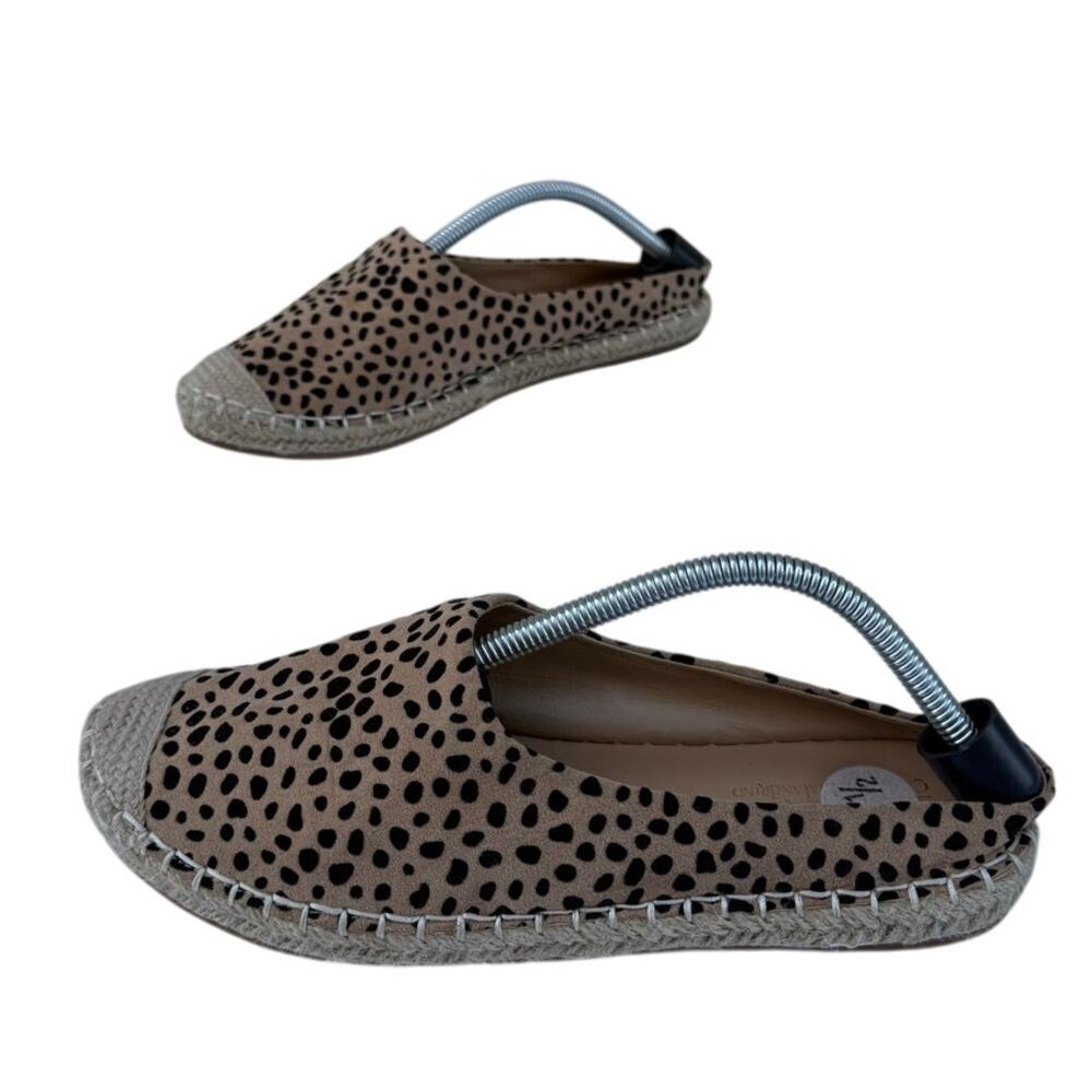 Catherine Malandrino Espadrilles Size 7.5 – Animal Print Slip-On Flats